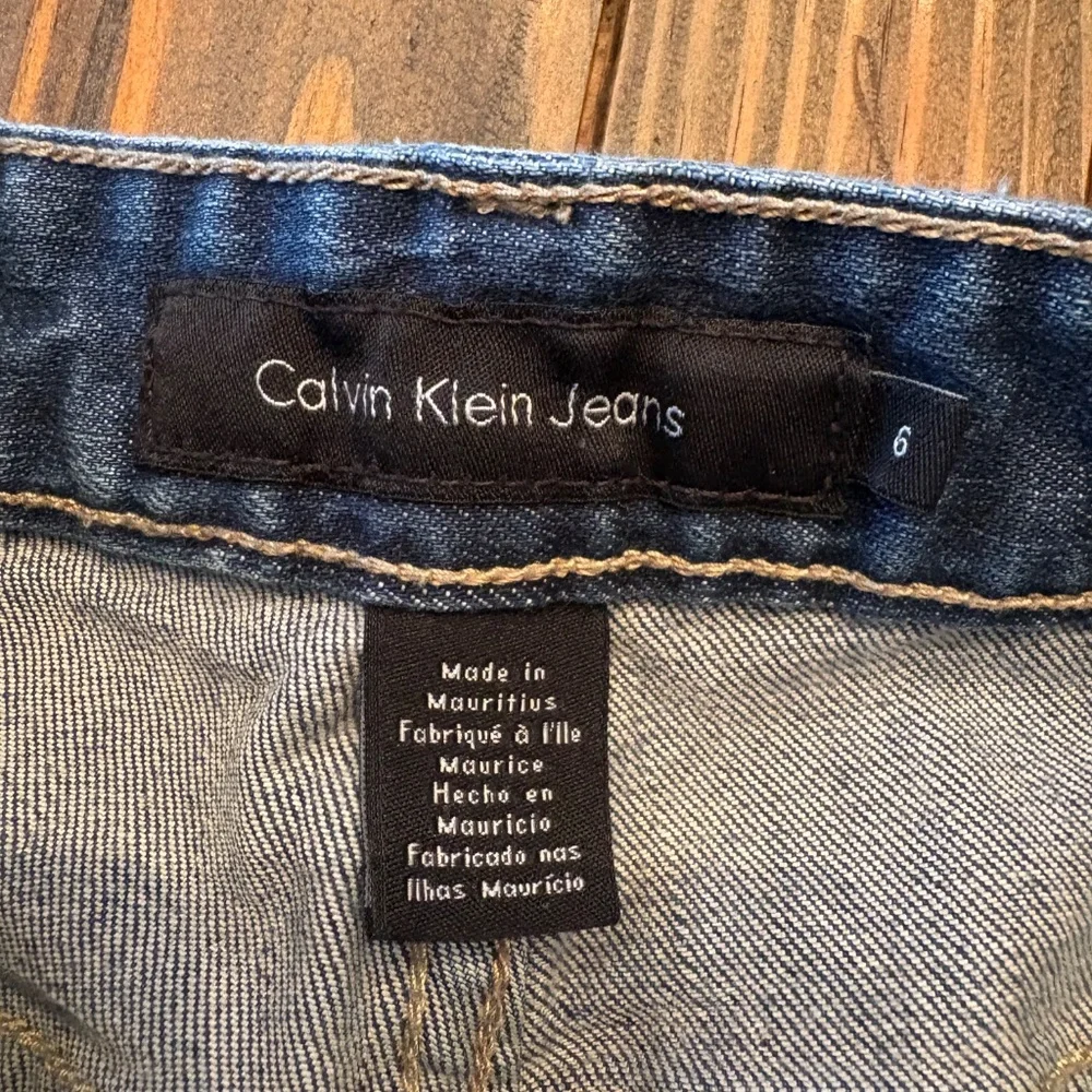 Calvin Klein ultimate boot cut blue jeans size 6 - Picture 3 of 7